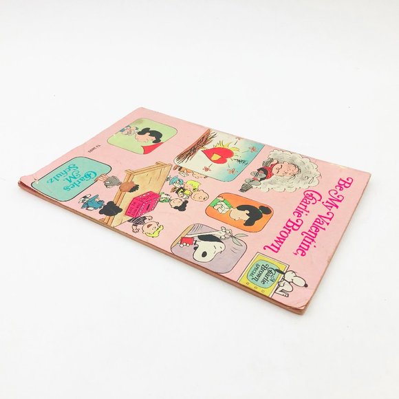 Vintage Be My Valentine Charlie Brown 1976 Peanuts Snoopy - Picture 4 of 7